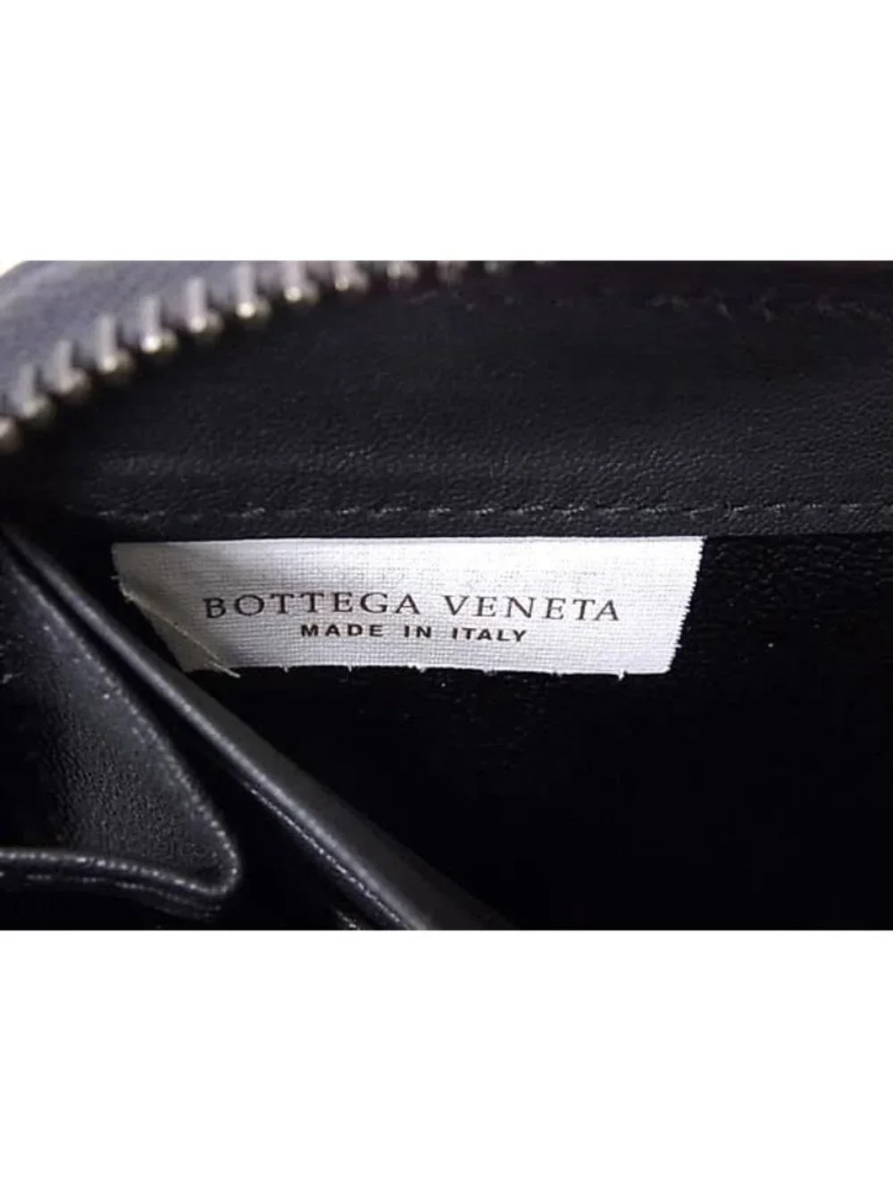 Bottega Veneta Intrecciato Leather Zip Around Wallet Coin Purse